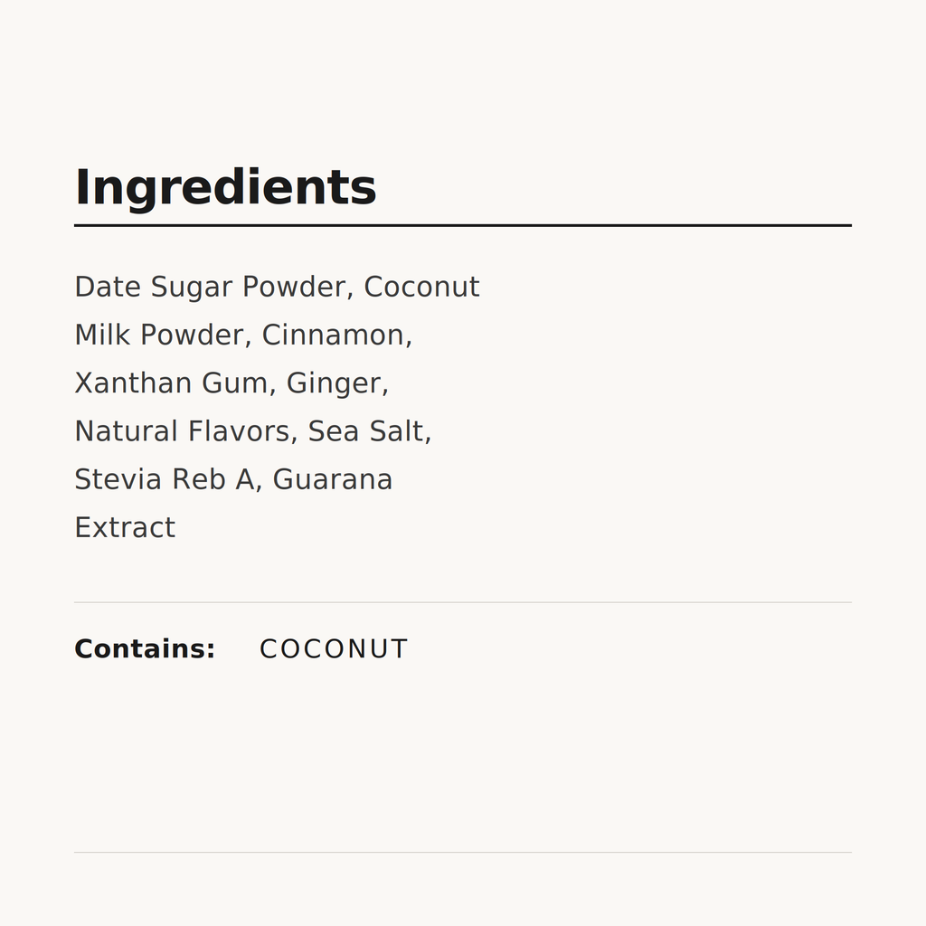 Spiced Horchata Drink Mix